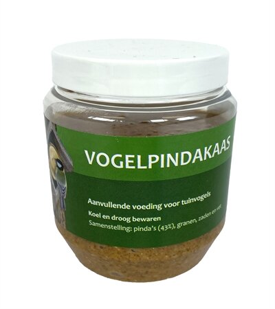 Merkloos Vogelpindakaas Pot 330 GR