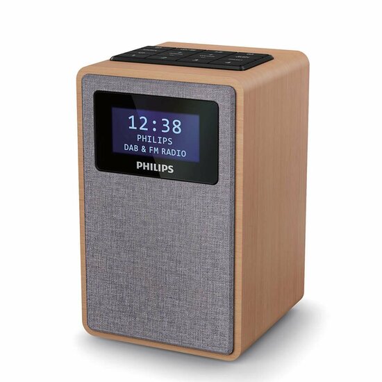 Philips Tar5005/10 Dab+/Fm Radio Grijs/Hout