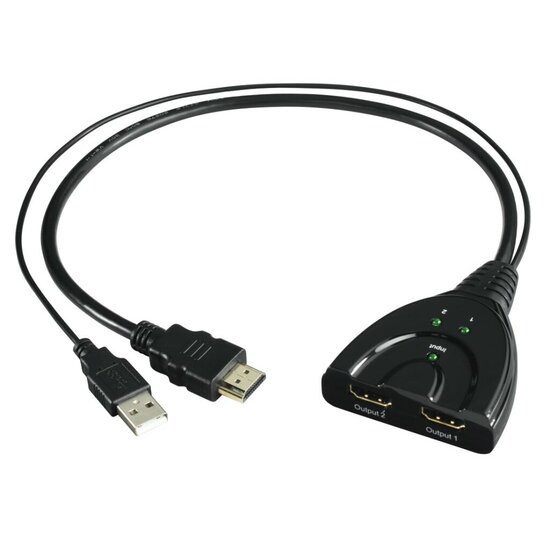 Hama Hdmi-Verdeler 2-Voudig