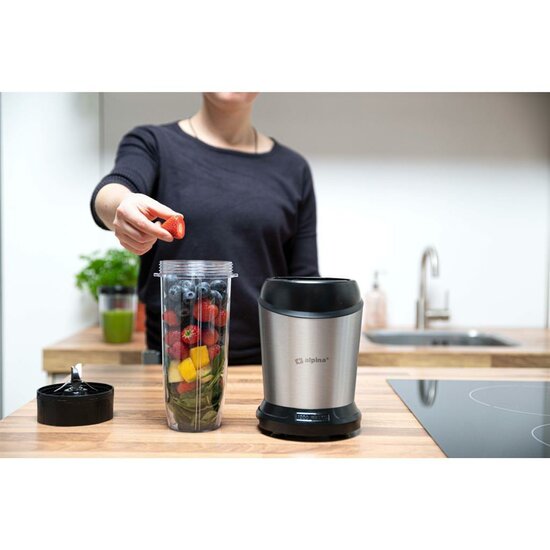 Alpina Smoothie Maker 1L Rvs/Zwart