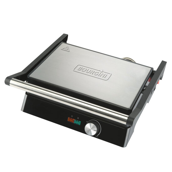 Bourgini Classic Contactgrill Rvs/Zwart