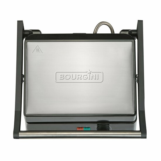 Bourgini Classic Contactgrill Rvs/Zwart