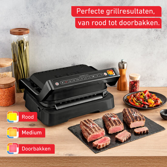 Tefal Gc7728 Optigrill Grill Zwart