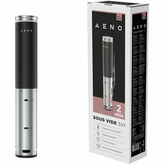 Aeno Asv0001 Sous Vide Zwart/Rvs