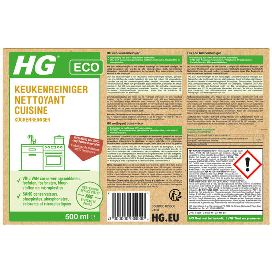 Hg Eco Keukenreiniger 500 Ml