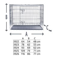 Bench 64x54x48 cm gegalvaniseerd