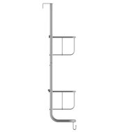 Wandrek 30,5x13x62 cm matzilverkleurig