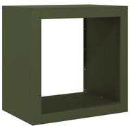 Haardhoutrek 60x40x60 cm staal groen