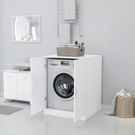 Wasmachinekast 71x71,5x91,5 cm wit