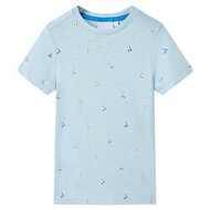 Kindershirt 92 lichtblauw