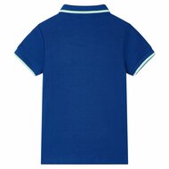 Kinderpoloshirt 128 donkerblauw