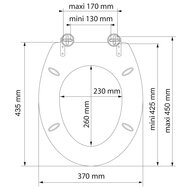 Toiletbril SEA STONE MDF