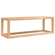 Handdoekenrek 60x20x20 cm massief walnotenhout