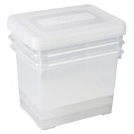 Opbergboxenset Handy 3x20 L transparant