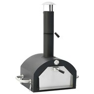 Pizzaoven en barbecue 3-in-1 zwart