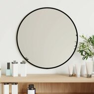 Wandspiegel rond &Oslash;40 cm zwart