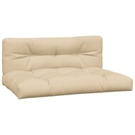 Palletkussens 2 st stof beige