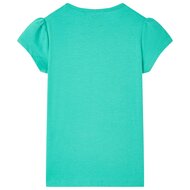 Kindershirt 104 mintkleurig