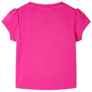 Kindershirt 128 donkerroze