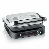 Severin Kg2395 Contactgrill Zwart/Rvs