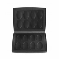 Fritel 142364 Madeleines Bakplaten Zwart/Aluminium