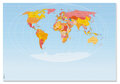 Sigel Si-Ho560 Designonderlegger Wereldkaart. Engels