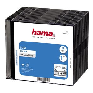 Hama Cd Slim Box 20-P. Red