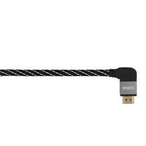 Avinity High-speed HDMI™-kabel St. - St. 90° Stof Verguld Ethernet 0,75 M