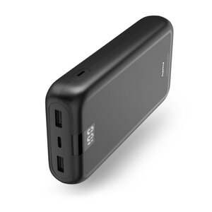 Hama Power Pack Performance 24 24000mAh 3 Uitgangen: USB-C 2x USB-A Antr.