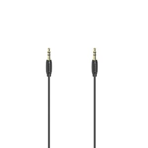 Hama Audiokabel 3,5-mm-jack-st. - St. Stereo Verguld Ultradun 0,5 M