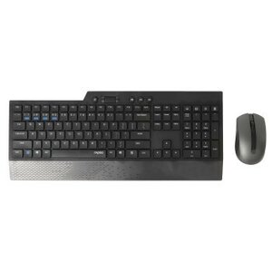 Rapoo 8200T Multimodus Draadloze Desktop Combo Set Zwart QWERTY US