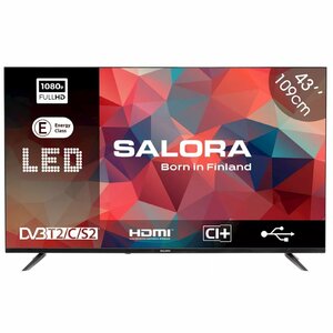 Salora 43FDB200 FHD TV 43 Inch Zwart