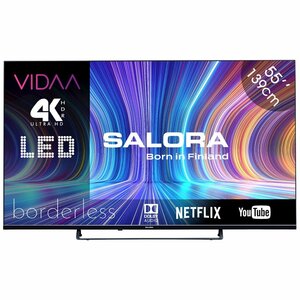 Salora 55UV210 4K ULTRA HD TV 139 cm Zwart