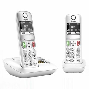 Gigaset A605A Duo Telefoons Wit/Zilver