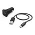 Hama Auto-oplaadset Micro-USB 1 A Zwart_