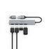 Hama USB-hub 4-poorts USB 3.2 Gen1 5 Gbit/s Ultra Slim Incl. USB-C-adapter_