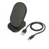 Hama Wireless Charger QI-FC10S-Fab 10 W Draadl. Smartphone-laadstation Z/w_