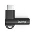 Hama Aux-Adapter USB C–3.5 mm Jack Aansluiting 90° Hoekstekker Zwart_