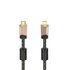 Hama Premium HDMI™-kabel Met Ethernet Conn. - Conn. Ferriet Metaal 0,75 M_