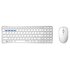 Rapoo 9300M Multimodus Draadloze Ultraslanke Desktop Combo Set QWERTY Wit_