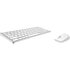 Rapoo 9600M Draadloos Multimode Toetsenbord-muisset Blade Combo TKL,wit QWERTY US_