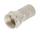 Valueline FC-001PROF F-connector Male Metaal Zilver_