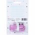 Kangaro K-58191006 Dresz 2in1 Micro-USB Laadkabel + Pin Lippen Roze_