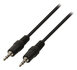 Valueline Vlap22000b05 Jack Stereo Audiokabel 3,5 mm Mannelijk - 3,5 mm Mannelijk 0,50 M Zwart_