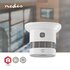 Nedis ZBDS10WT Smartlife Rookmelder Zigbee 3.0 Batterij Gevoed Levenscyclus Sensor: 10 Jaar En 14604 Android™ / Ios 85 Db Wit 1 Stuks_